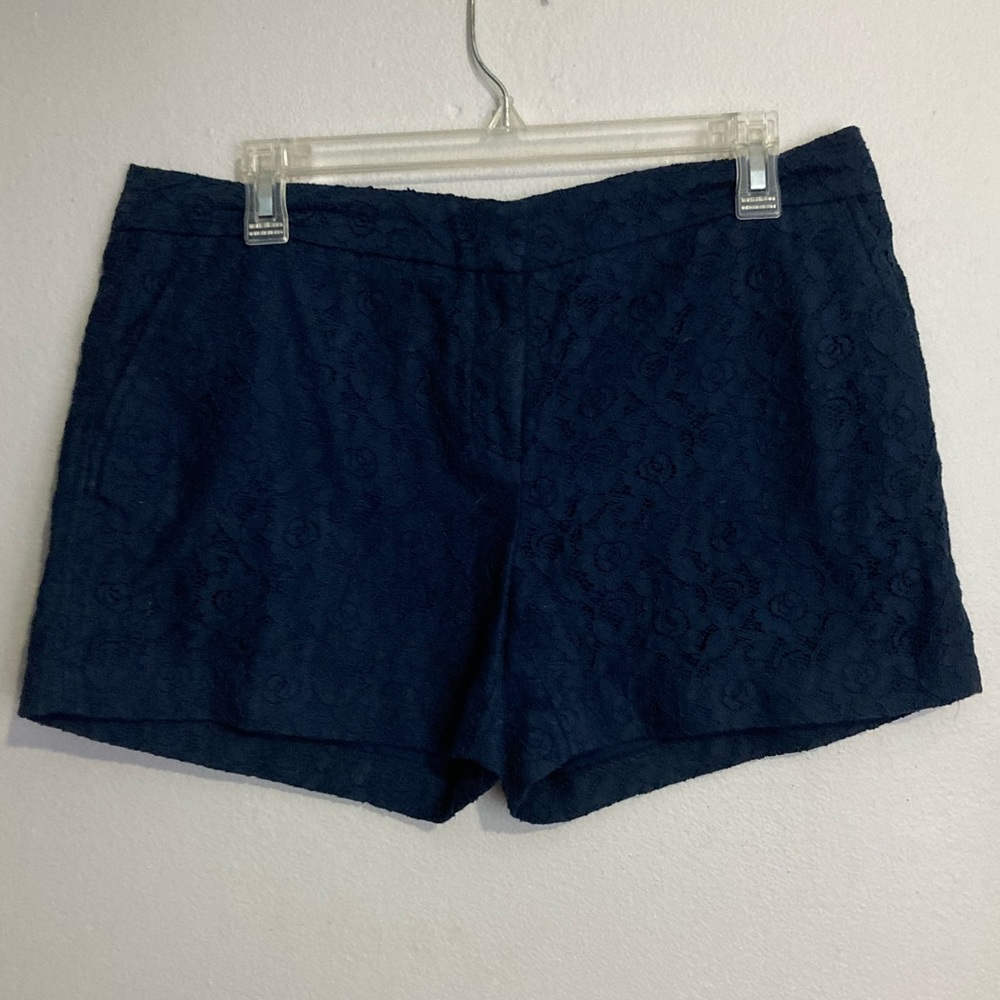 5-18 🌸 Leyla blue lace shorts size 10